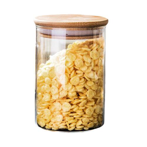Household Covered Sealed Storage Containers Manufacturer Transparent Snack Containers Glass Storage Containers for Kitchen Use