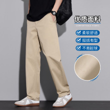 浩酷男装/2025春秋男士商务休闲裤宽松修身百搭男款裤子