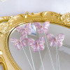 New product pearl ribbon butterfly and Huaya cake decorate the Qixi Valentine's Day love acrylic account