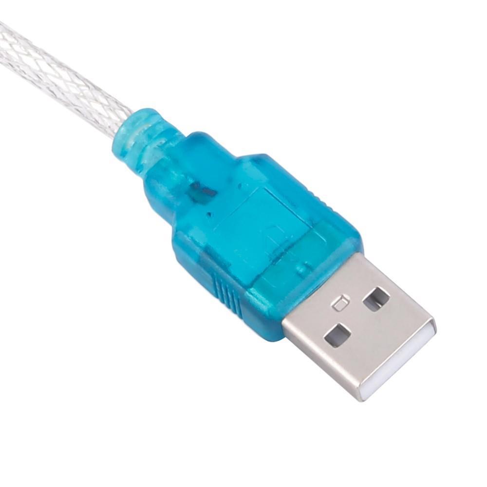 340串口线 USB转DB9针 USB TO RS232 USB串口线 蓝色串口-阿里巴巴