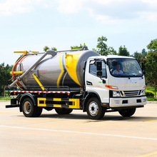 江淮骏铃V7吸污车 8.7方容积 多功能下水道管道疏通抽污车