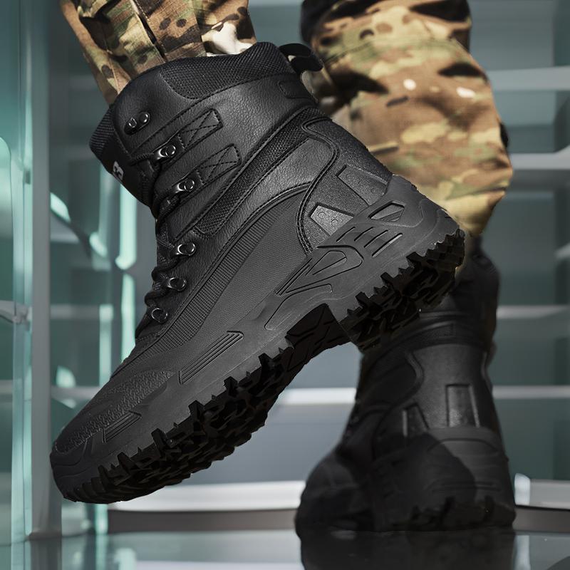 Nuevas botas tácticas de Amazon, botas de combate, botas de entrenamiento físico, botas de montaña al aire libre, botas de herramientas, botas del desierto, hombres de talla grande