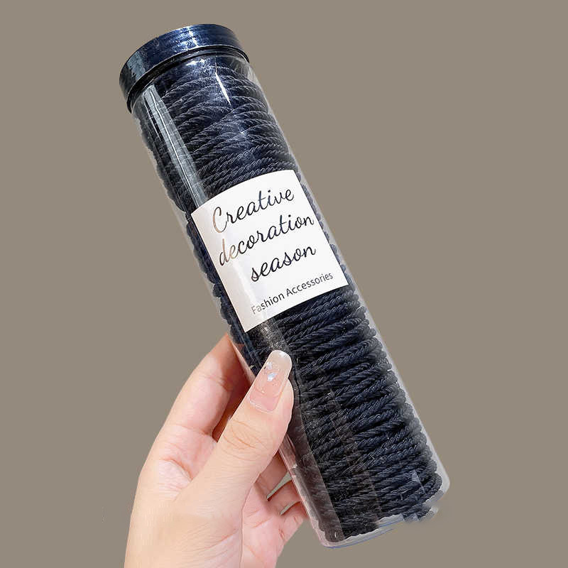 Estilo coreano de alta cuerda de Pelo elástico de las mujeres anillo de toalla simple banda de goma cuerda de pelo de cola de caballo alta anillo de pelo de bebé