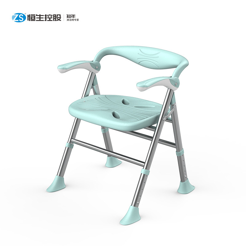 Exportable Foldable Shower Chair, Bath Chair, Nursing Home Bathroom Non-Slip Bath Chair, Home Bathing Aid Chair