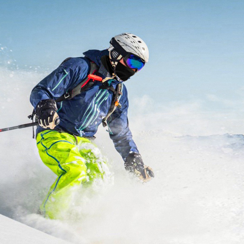 Sciarpa da sci calda per uomo e donna con fodera in pile, per l'inverno, per proteggere il collo dal vento e dal freddo_voghion.com