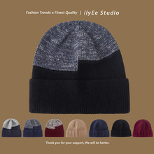 帽子男款冬季新款毛线帽骑车防寒针织帽个性加厚大头围保暖冷帽潮