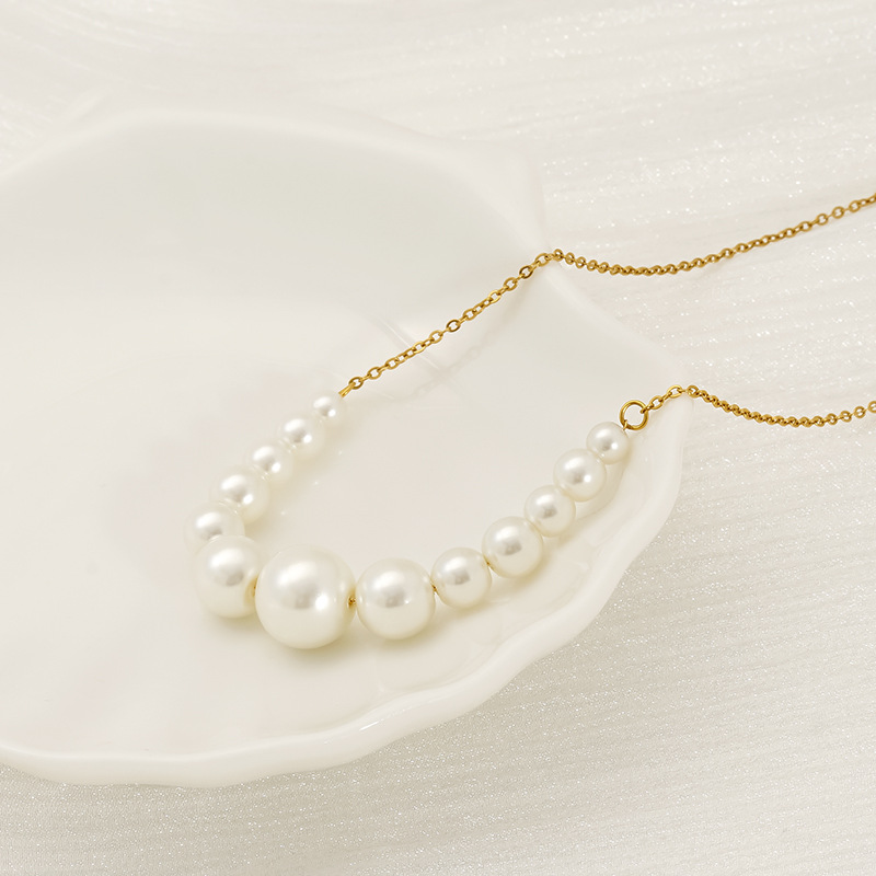 Collar de perlas para mujer, elegante y versátil, con un diseño de nicho y estilo de celebridades de Internet._voghion.com