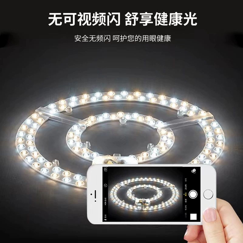 LED light source, changeable magnetic two-color ceiling light