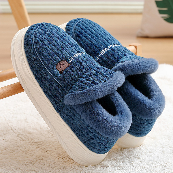 Men's winter indoor men's slippers platform