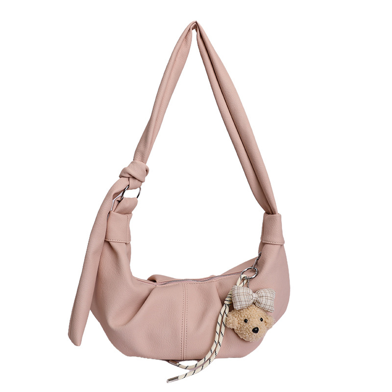 Fresco dulce bolso bolso de bolsillo para mujeres 2026 nueva moda de viaje de hombro bolso de brazo estilo extranjero bolso de mochila versátil