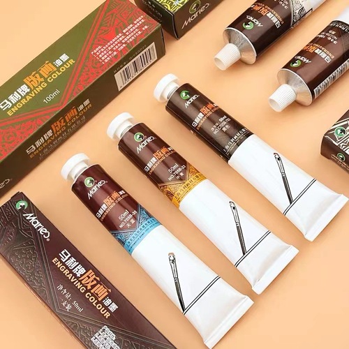 Marley printmaking ink pigment washable ink 50ml color printing ink printmaking water-soluble 100ml ink