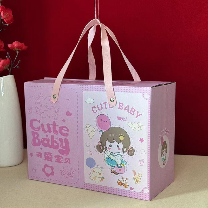 2025 新製品赤ちゃん満月記念品 1 歳の誕生日宴会ギフトボックスお返しギフト幼稚園 100 日宴会ギフト空|undefined