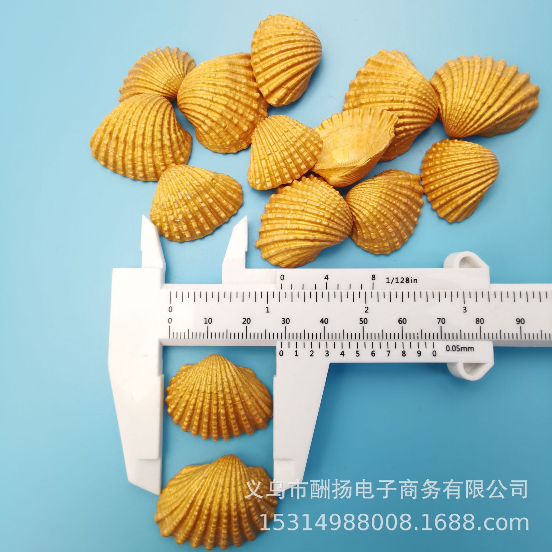 2.5-3.5 golden Tony Snow shell Starfish diy Scenery Landscaping Drift bottles christmas tree decorate parts