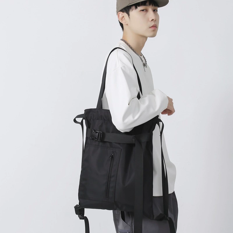 Sports nylon backpack for leisure, one-shoulder bag, 2023, Korean style