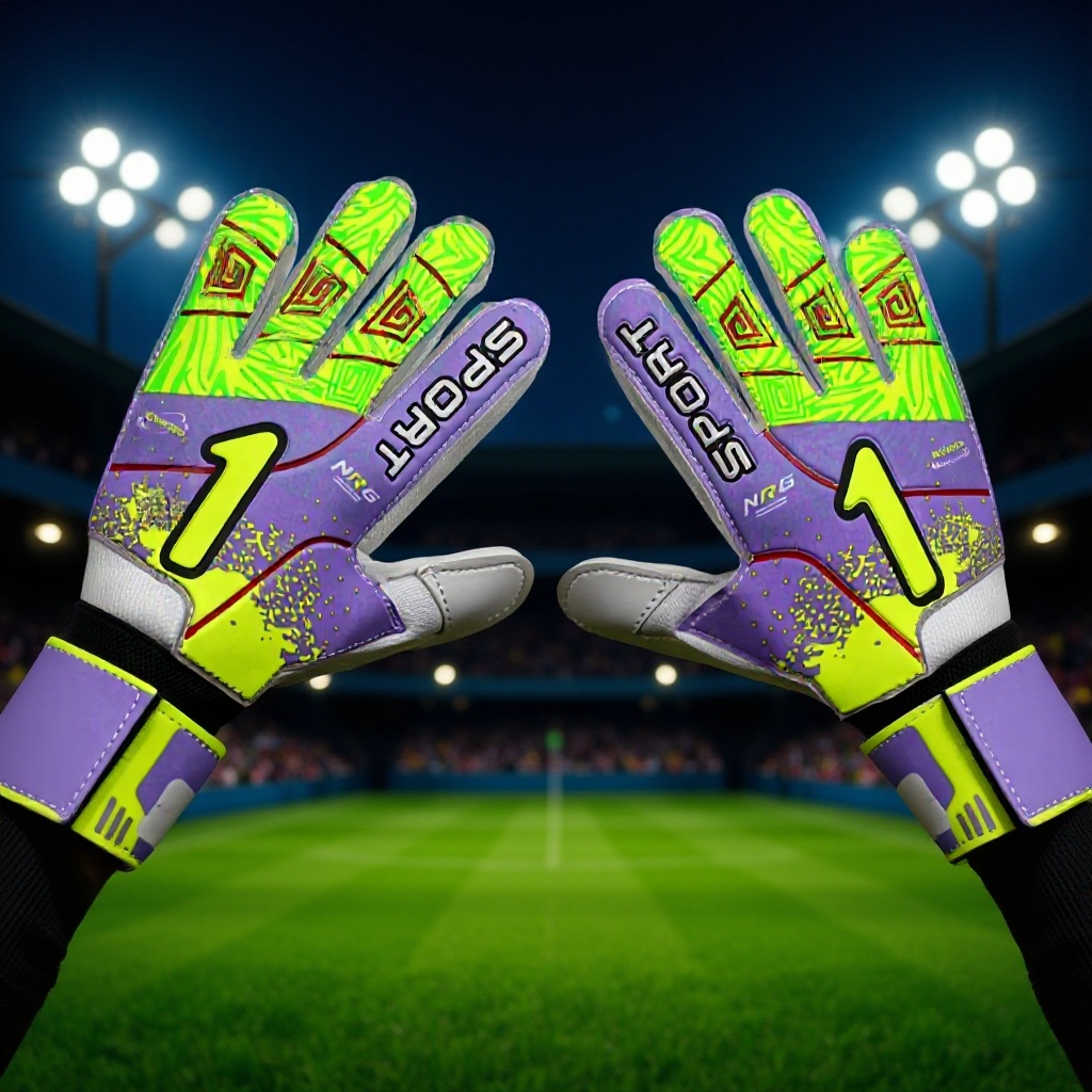 Football Goalkeeper Gloves Thickened Latex Breathable Adult and Children Competition Training Non-Slip Professional Goalkeeper Protective Gloves