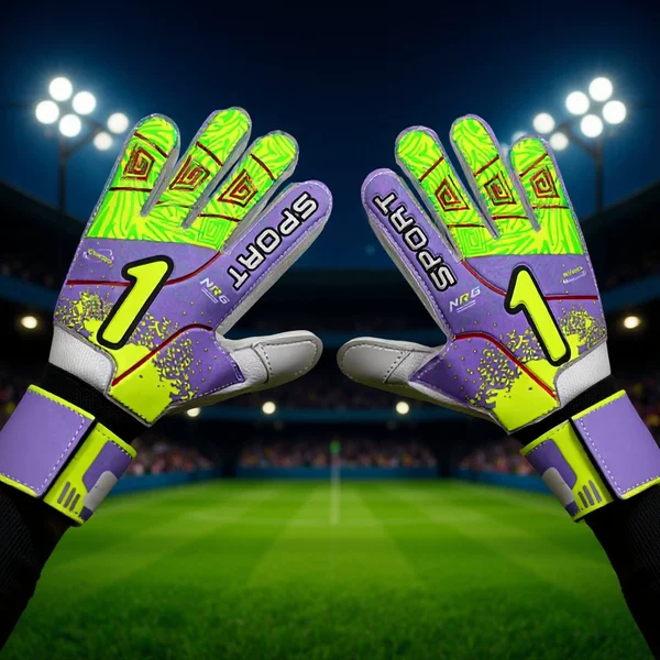 Football Goalkeeper Gloves Thickened Latex Breathable Adult and Children Competition Training Non-Slip Professional Goalkeeper Protective Gloves