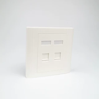 厂家批发信息面板  网络面板 86型RJ45/RJ11插座可OEM贴牌