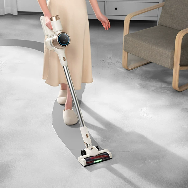 Brushless electric floor brush dust display version
