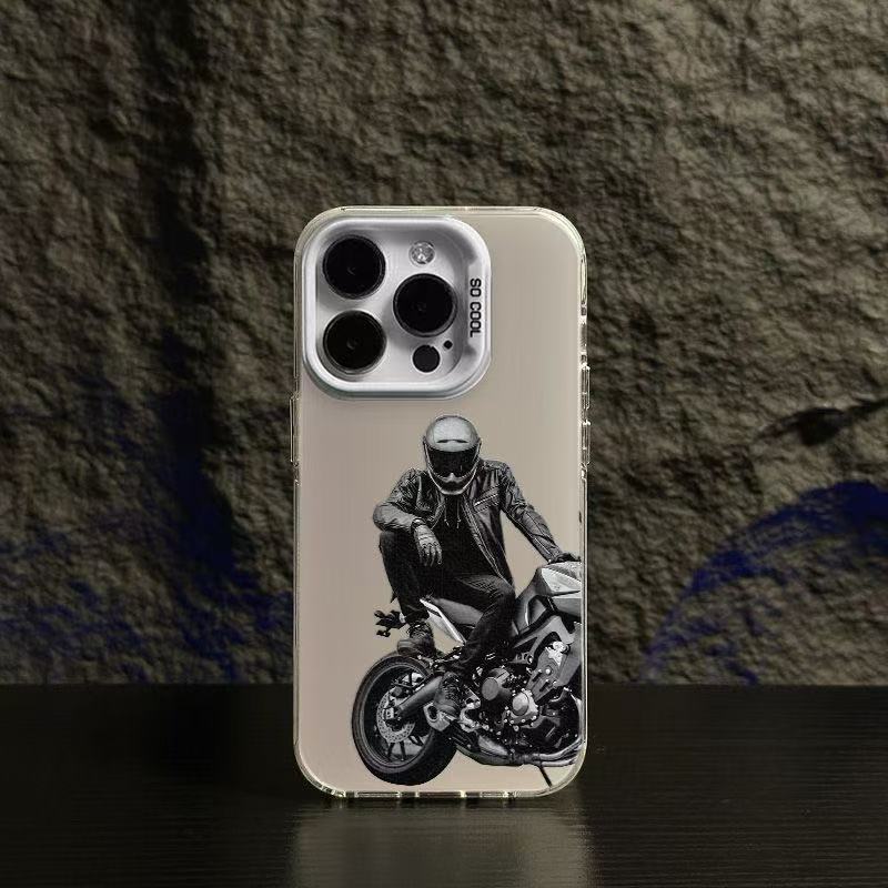 Nueva locomotora europea y americana para iPhone 16 funda para teléfono móvil Apple 15promax/14/13pro12 personalidad 11X