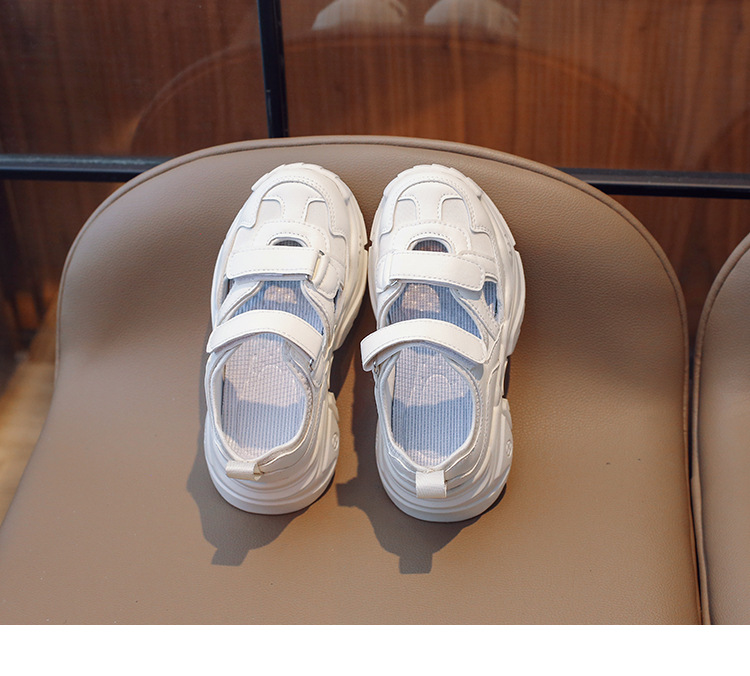 Sandales polyvalentes décontractées pour enfants, chaussures de sport ajourées et respirantes pour garçons et filles, version coréenne, printemps et automne_voghion.com