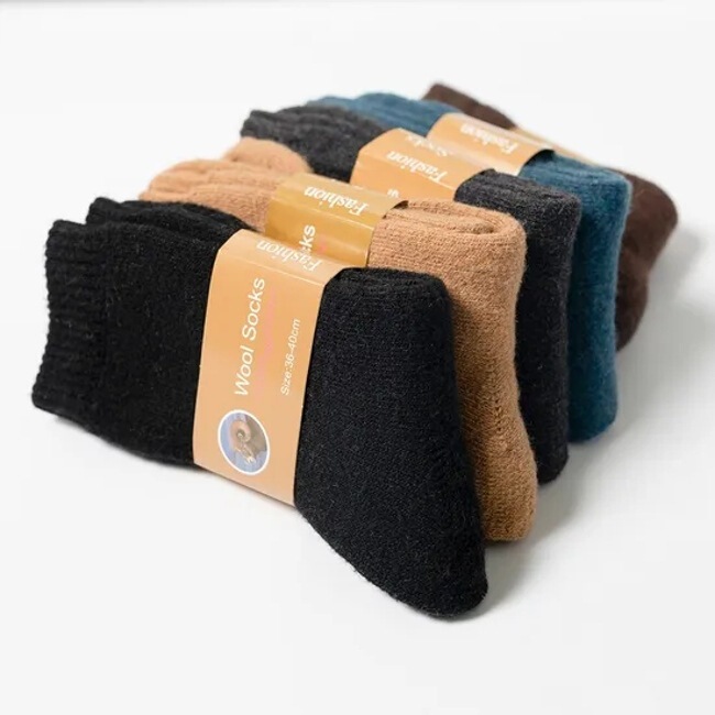 Wool Socks Women Hiking Winter Warm Thick Plaid Boot Ladies Thermal Solid Soft Socks Crew Plaid Work Socks Wool Socks Women Hiking Winter Warm Thick Plaid Boot Ladies Thermal Solid Soft Socks Crew Plaid Work Socks