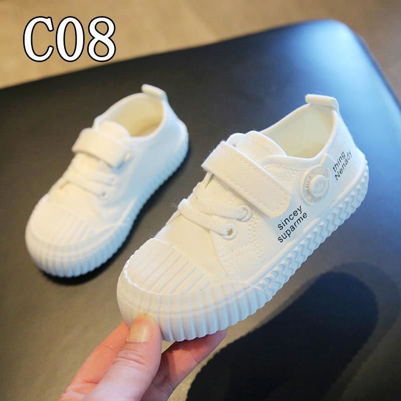 Children's Canvas Shoes, Boys' Student Dance Shoes, Girls' Baby White Shoes, Kindergarten Sneakers, Campus Performance White Shoes