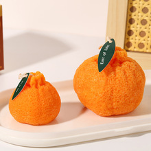 创意丑橘子造型香薰蜡烛 DIY仿真水果香氛伴手礼道具装饰摆件批发