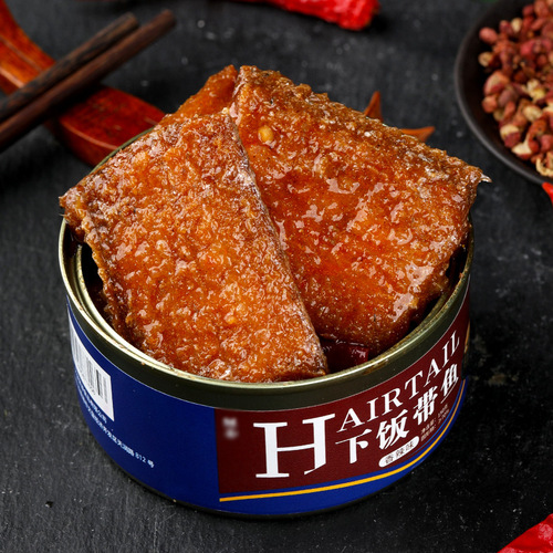 Five-Spice/Spicy Scad Canned Tuna 100g Seafood Ready-to-Eat Instant Canned Snack Live Streaming E-commerce