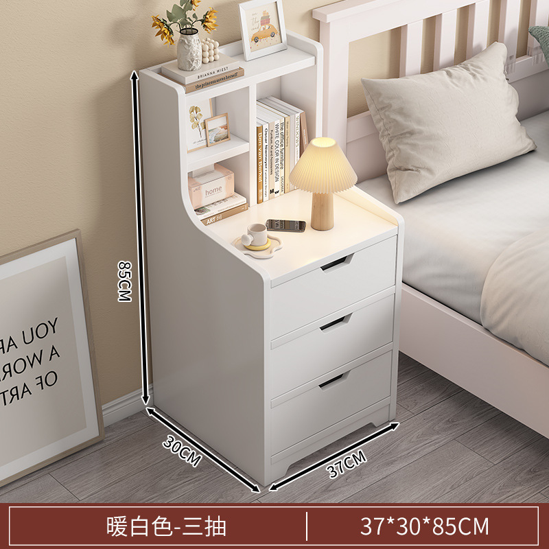 Mesa de cabecera simple y moderna cabecera multicapa de almacenamiento armario especial simple y multifuncional de ensamblaje de dormitorio cabecera de cama