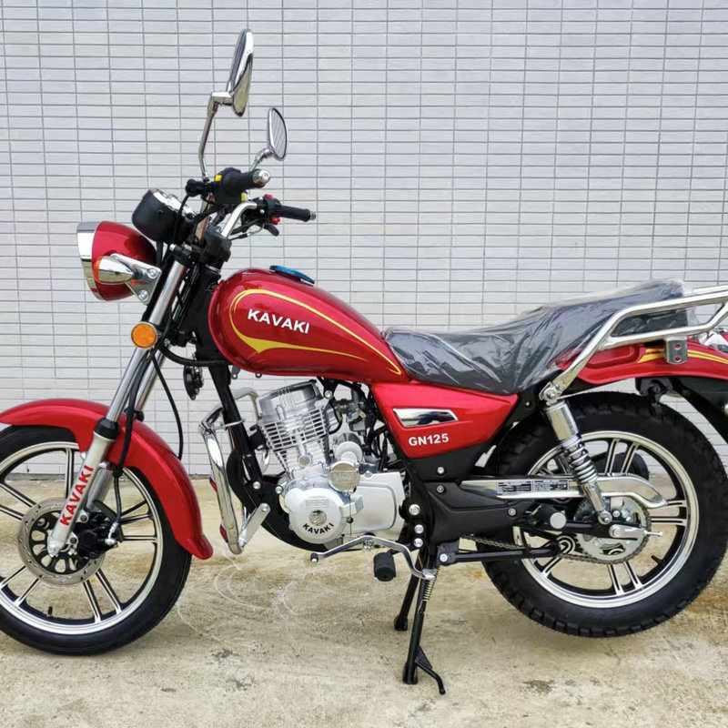 Red Kavaki Gn125 Retro Motorcycle Is a Perfect Fusion of Stunning Beauty and Strength at First Sight