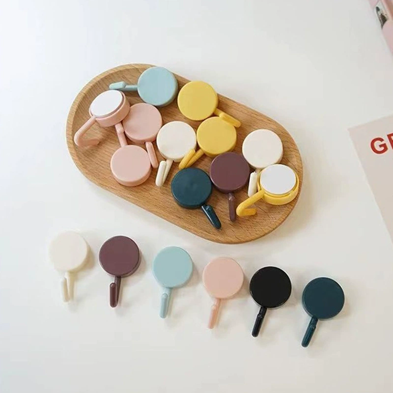 Макаронные изделия связаны чтобы не пропускали дырки, без следов, милый маленький крючок для дома/ванной, липучий крючок, пластиковкий мультяшный крючок