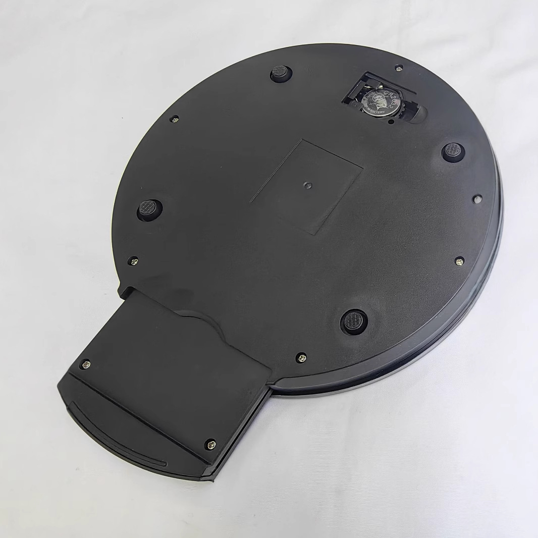 2025 transfronterizo Amazon escala electrónica pantalla retráctil 5kg horneado de alimentos redondo de vidrio pesa escala de cocina