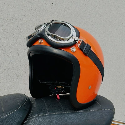 Helmet Dropshipping | Motosiklet kaskı (dəbilqə) - orange-aviator-glasses-s