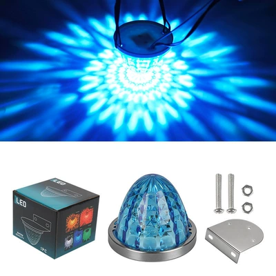 Gündüz işıqları – Glass-Type Plastic Truck Side Light - 10-30v-always-on-ice-blue-single-pack-1-stand