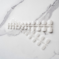 外貿精品5條裝腳趾甲片磨砂成品穿戴甲片可拆卸腳甲批發