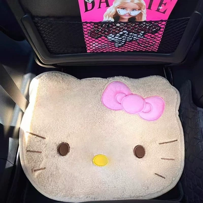 Cartoon Cute Girly Irregular-Shaped Hello: Avtomobil döşəmə paspasları - white-hello-kitty-4060cm-imitation-cashmere
