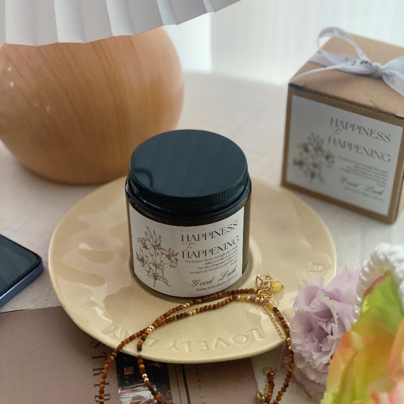 [Hecho a mano] Taza marrón transfronteriza Velas de aromaterapia Adornos de bricolaje Velas de fragancia romántica sin humo al por mayor