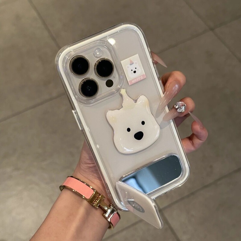 适用iPhone17ProMax粉猪西高地苹果16/15支架14/13/12手机壳软套|undefined