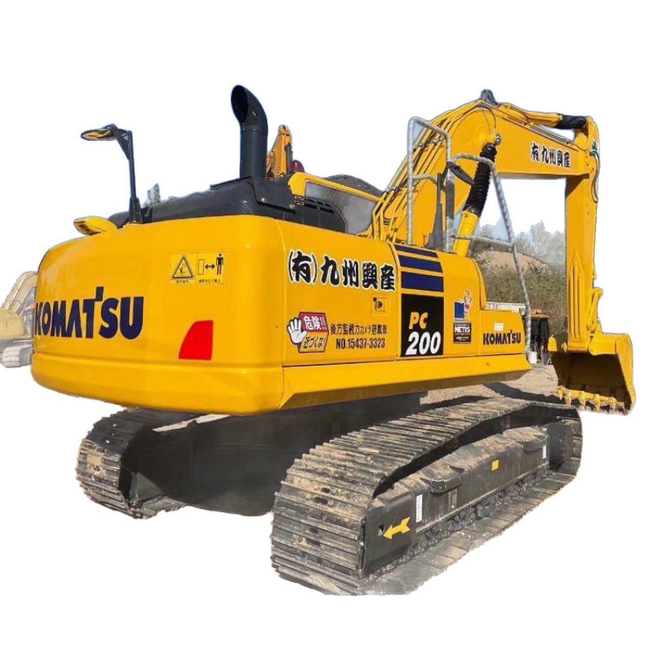 Línea especial de comercio exterior despacho de aduanas de segunda mano 200 - 8 220 - 8 240 - 8 Excavadoras Komatsu Exportaciones en el extranjero