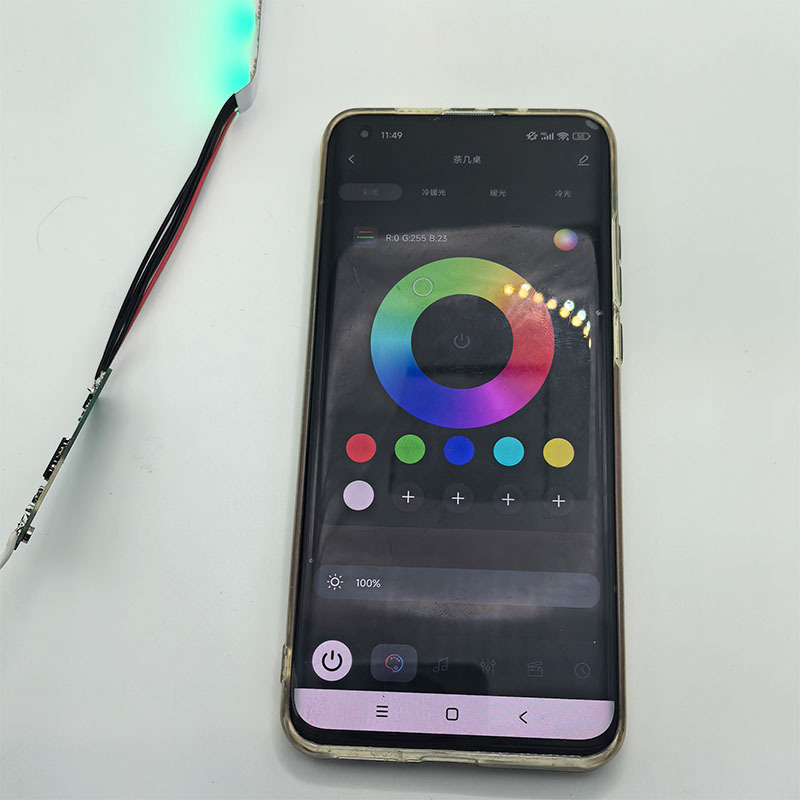 APP控制器宝莲灯RGB幻彩蓝牙迷你控制线路板带2.4G遥控Y7-K02-1|undefined
