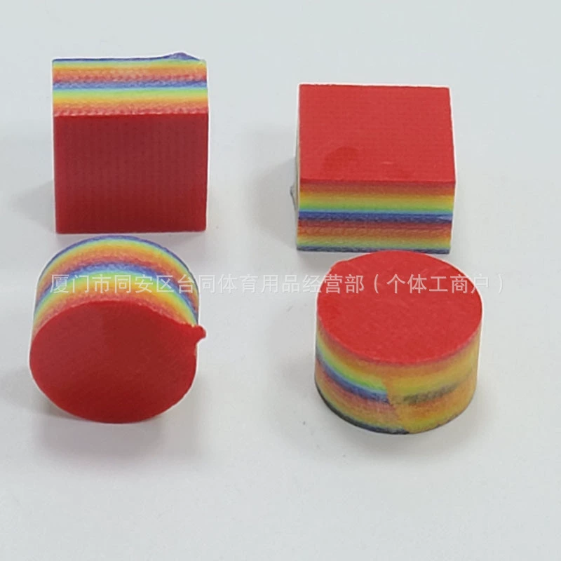 Бильярд Специальная Кожа Миката Радуга Кожа Голова 14 мм Квадратная Круглая Кожа Голова