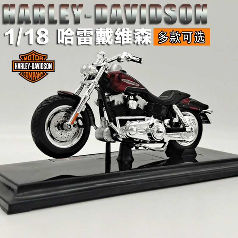 Harley Davidson, реалистичная модель автомобиля, масштаб 1:18