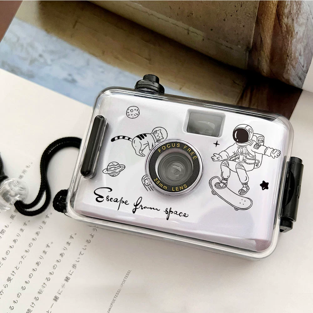 Polaroid, маленькая ретро космическая водонепроницаемая детская камера, подарок на день рождения