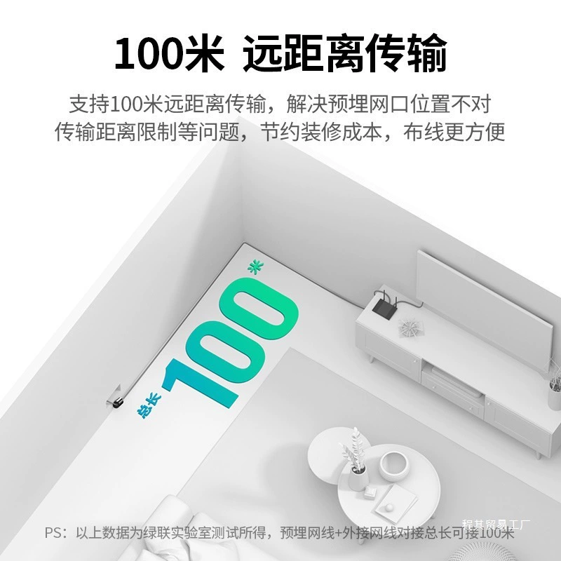 Оптовая продажа сетевого кабеля разъем молниезащиты Гигабитное широкополосное соединение плюс расширенный адаптер 45 сетевая двойная прямая