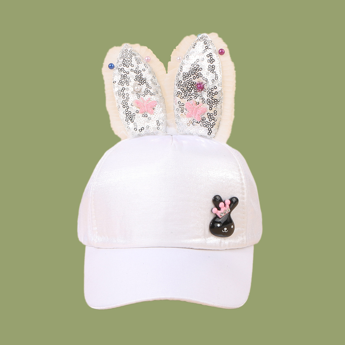 140g Weight Housewarming, Anniversary, Business, Wedding, Birthday, Festival Occasion Cotton Material Unisex Gender Korean Style Style White, Pink, Black Color Pink Bunny Fashion Cute Hat 7