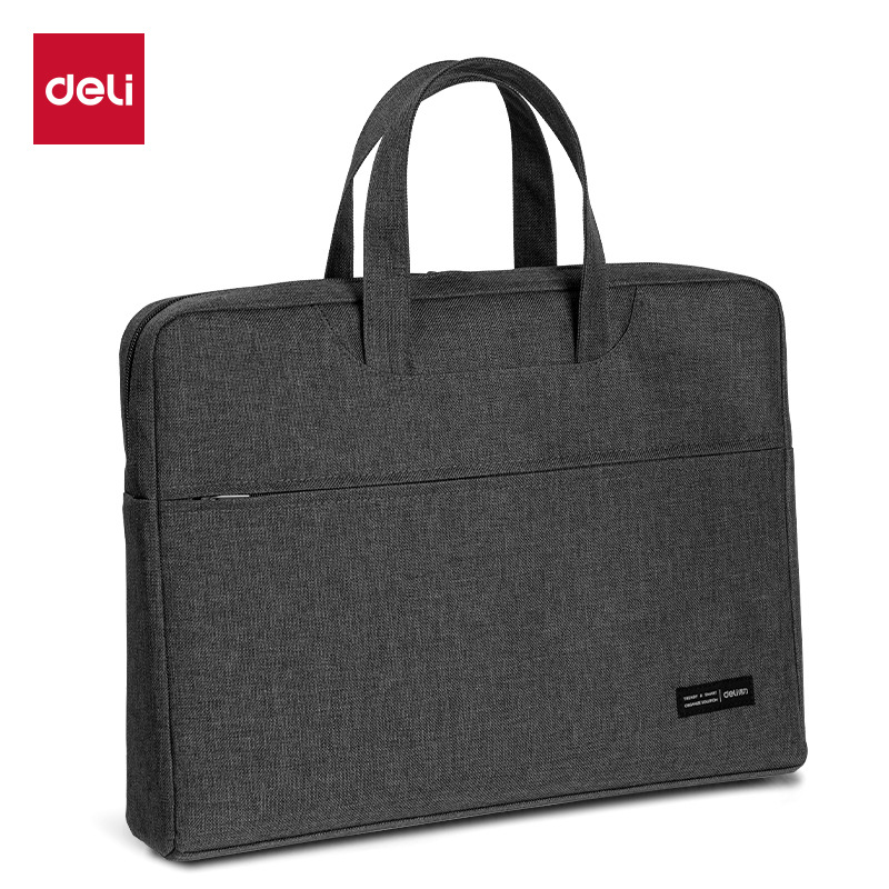 DEKI5590 portable bolsa de oficina bolsa de conferencias bolsa de computadora bolsa de documentos de negocios bolsa de mano impresa logotipo image 9