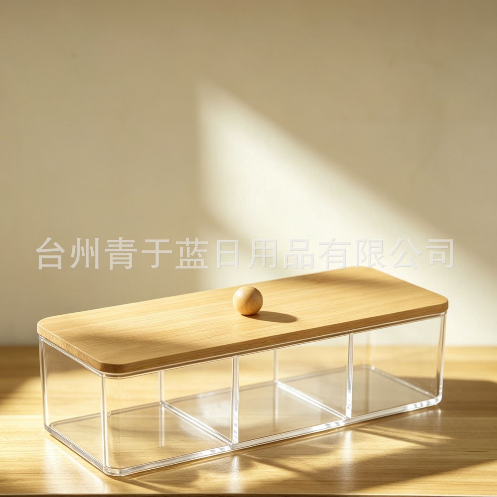 Caja de almacenamiento transparente a prueba de polvo con cubierta de escritorio dividida en paneles para organizar artefactos mágicos de maquillaje de algodón taiwanés para emitir decoraciones de caja de almacenamiento image 8