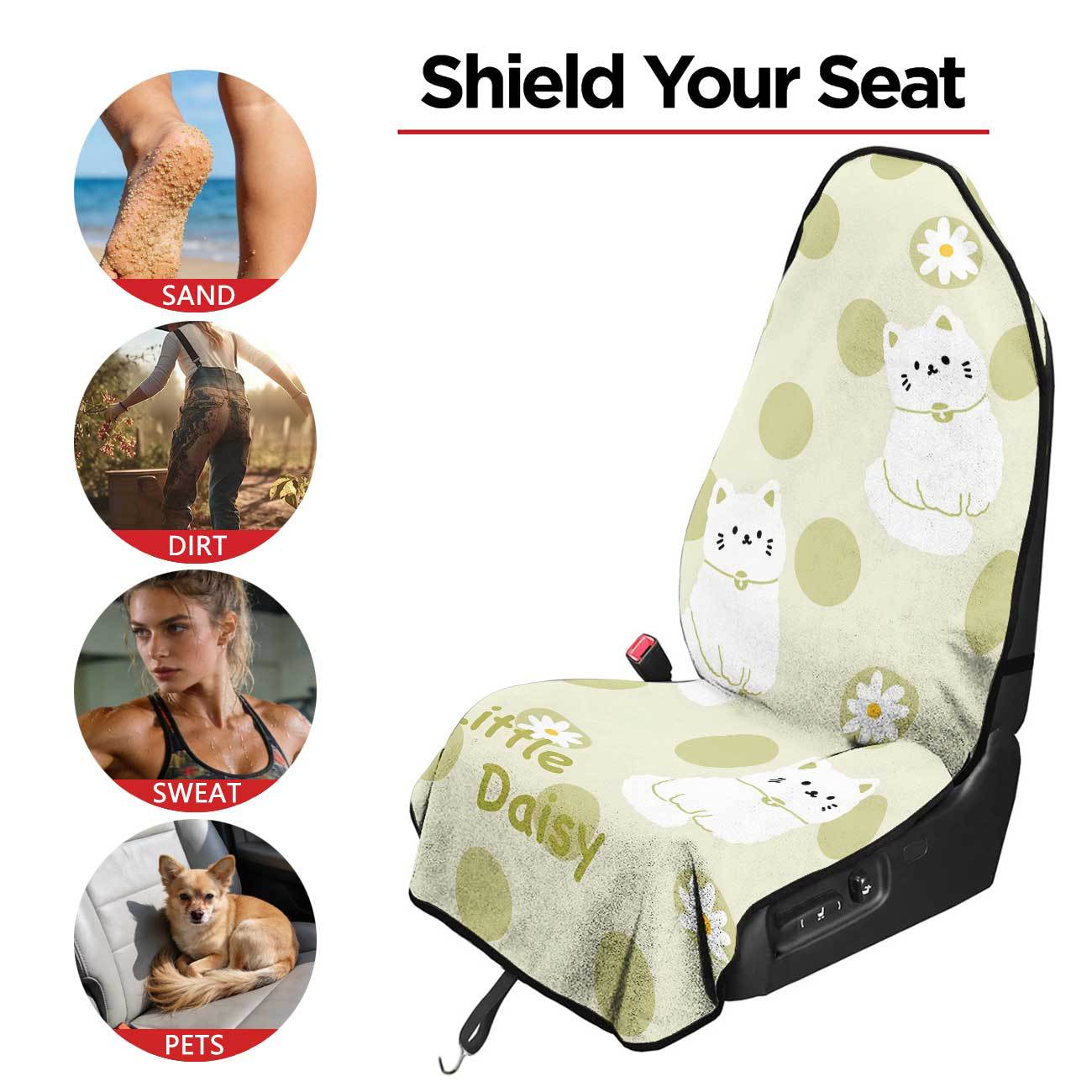 Car seat towel cover front seat protector suitable for gym and exercise, universal for all seasons, car use 44