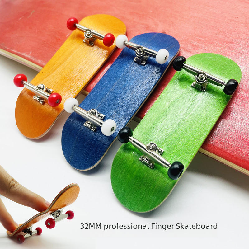 professional small skateboard for finger with two curved ends