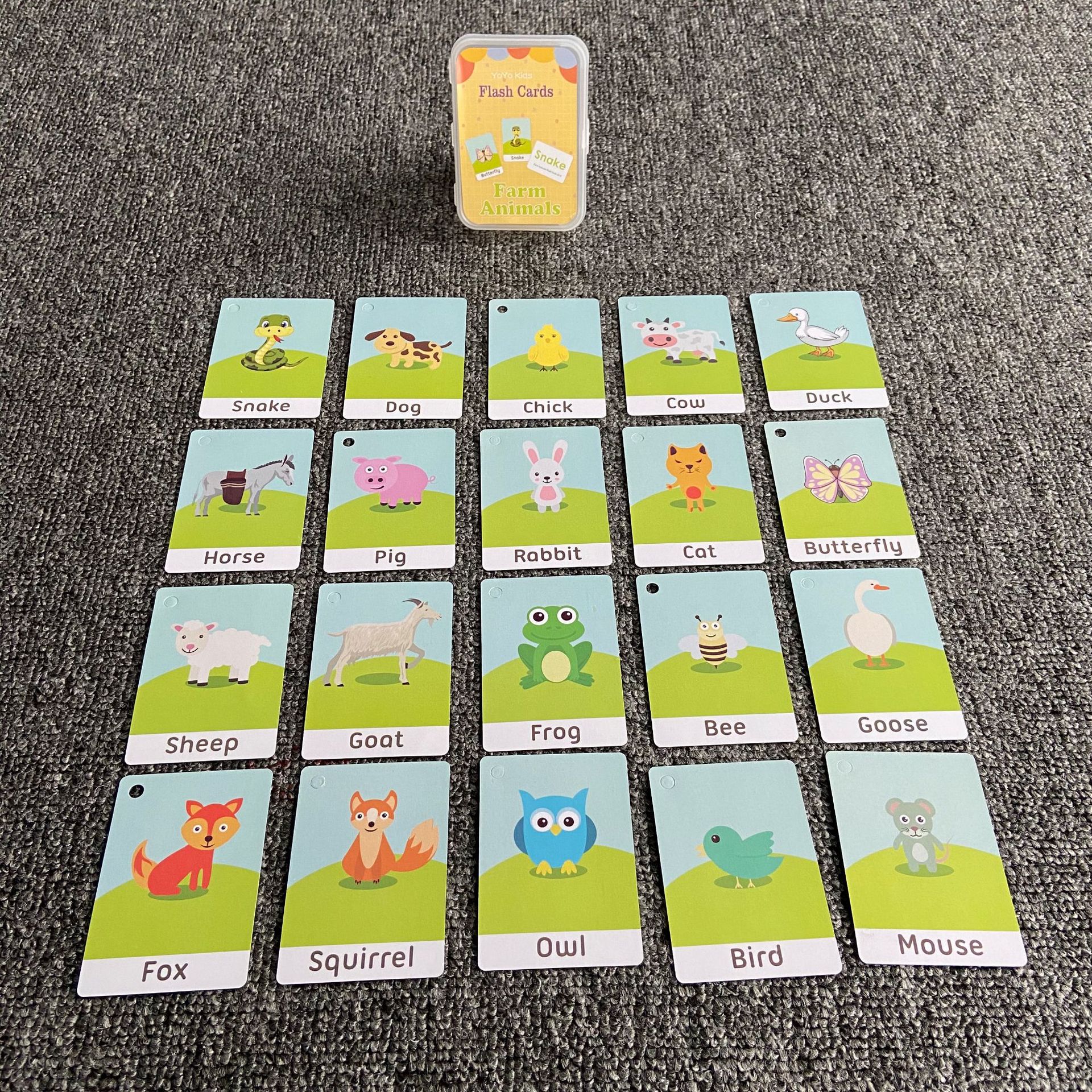 FlashCards早教闪卡个性化英文单词认知培训学校教具启蒙衣服动物-阿里巴巴